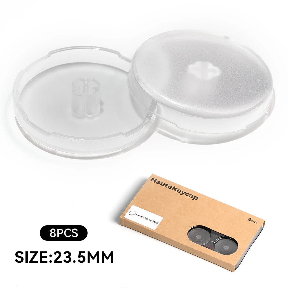 Haute42 23.5mm Hitbox Button Caps For Leverless Arcade Controller 8Pcs Cross Keycaps For Hitbox Controller LP Switches Cap