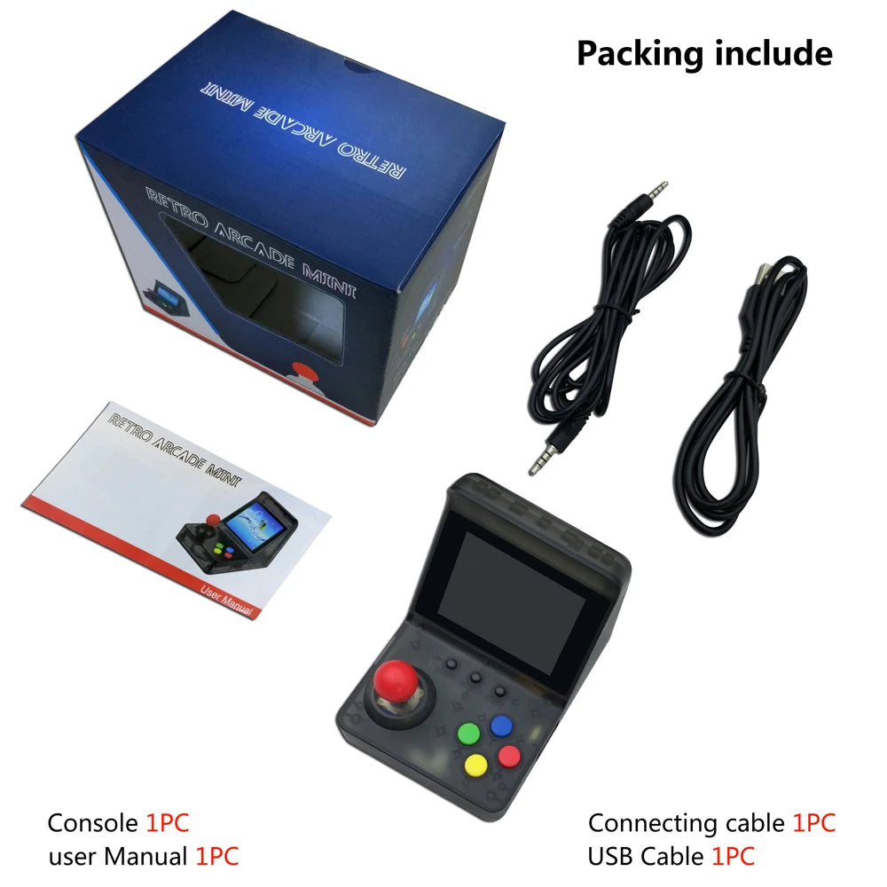 ARCADE MINI Best Popular 32 Bit Mini Arcade Retro Console Handheld Portable Classic player 500 Games For Kids