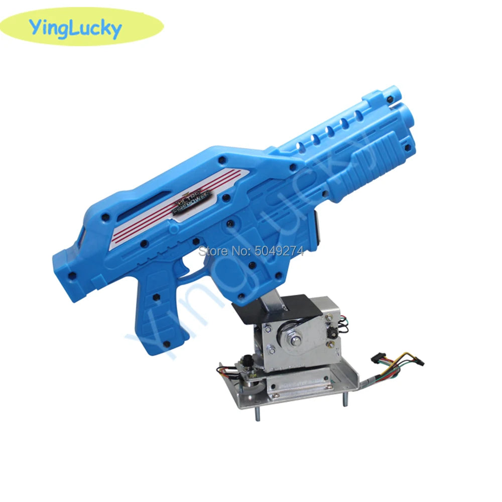Arcade Machine 12v gun Aliens War Shooting Game Video Simulator with electromagnetic valve with USB Digital Count Vibration conn