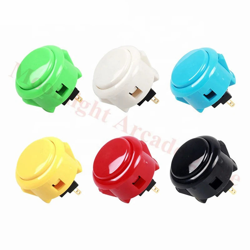 1Player Original SANWA Joystick Arcade Kit DIY With SANWA OBSF-30/24 Push Button Zero Delay Arcade Joystick To PC /Raspberry Pi