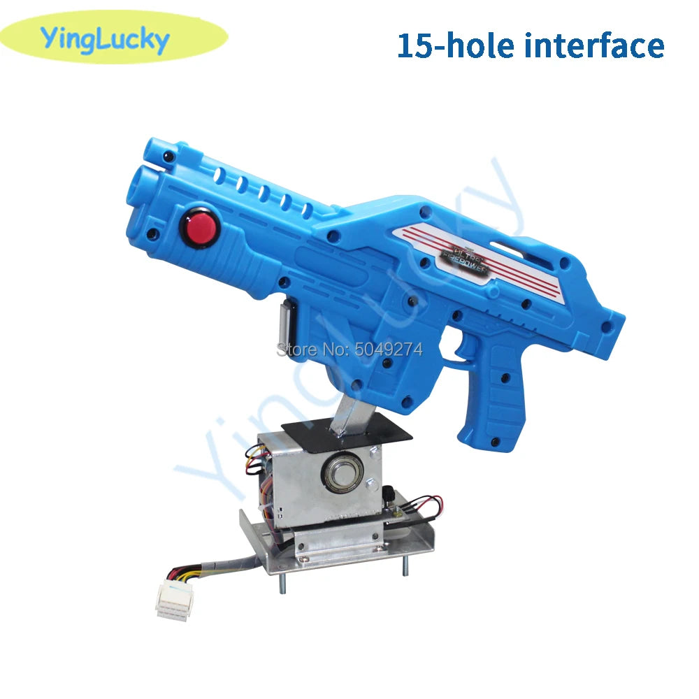Arcade Machine 12v gun Aliens War Shooting Game Video Simulator with electromagnetic valve with USB Digital Count Vibration conn