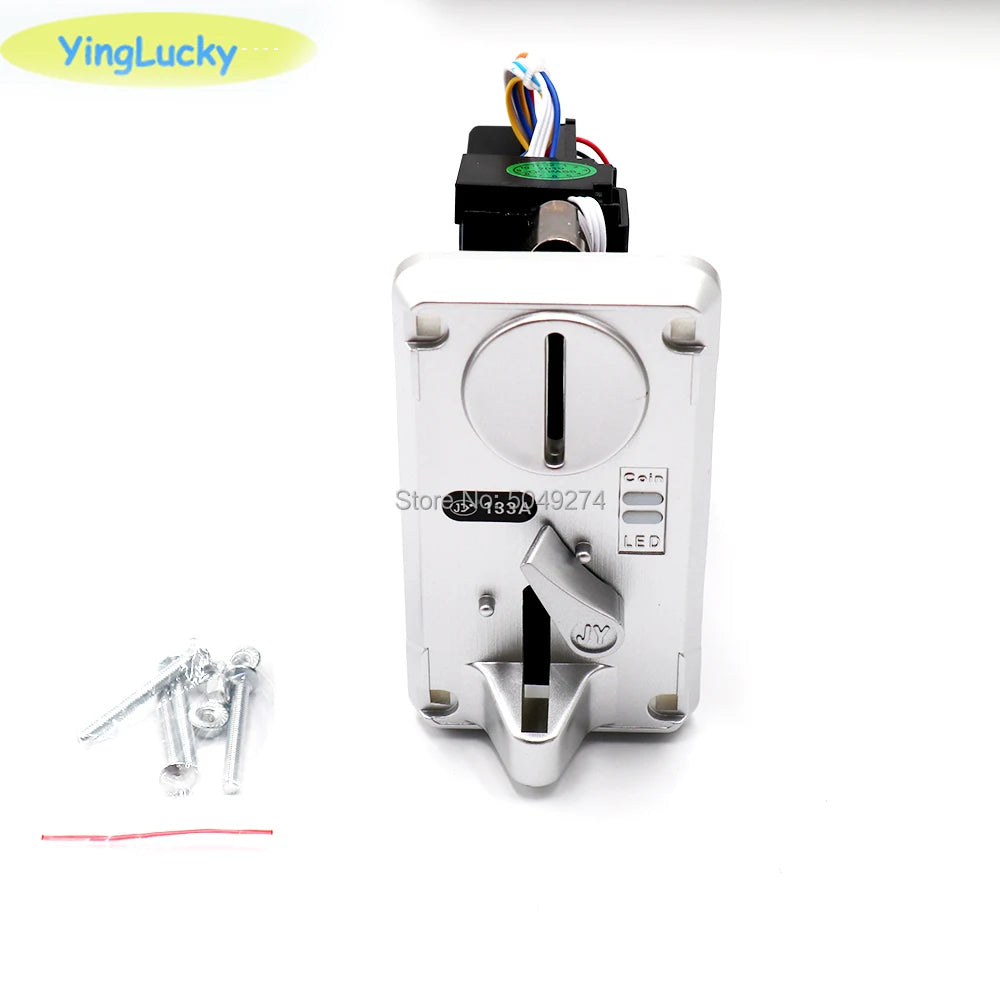 Arcade coin acceptor kit Arcade machine kit Arcade iron door coin lock for claw crane Doll machine accessories Arcade parts