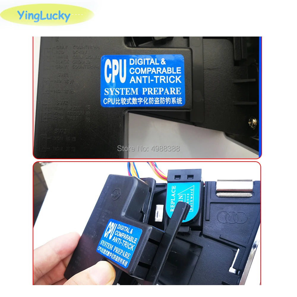Electronic LED Front Panel Coin Acceptor CPU Comparison Multi Coin Selector Arcade Mechanism Led Coin Acceptor Panel