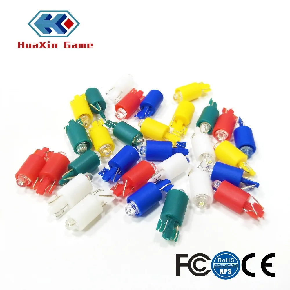 10x New 12V Transparent Glow Arcade Buttons With Micro Switch For Jamma Mame Games Parts Multicade Choice of 5 Colour