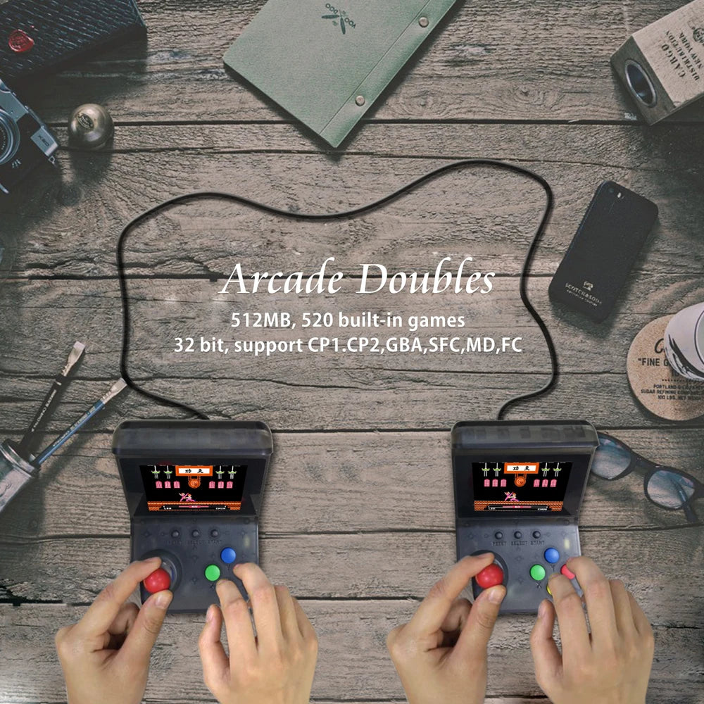 ARCADE MINI Best Popular 32 Bit Mini Arcade Retro Console Handheld Portable Classic player 500 Games For Kids