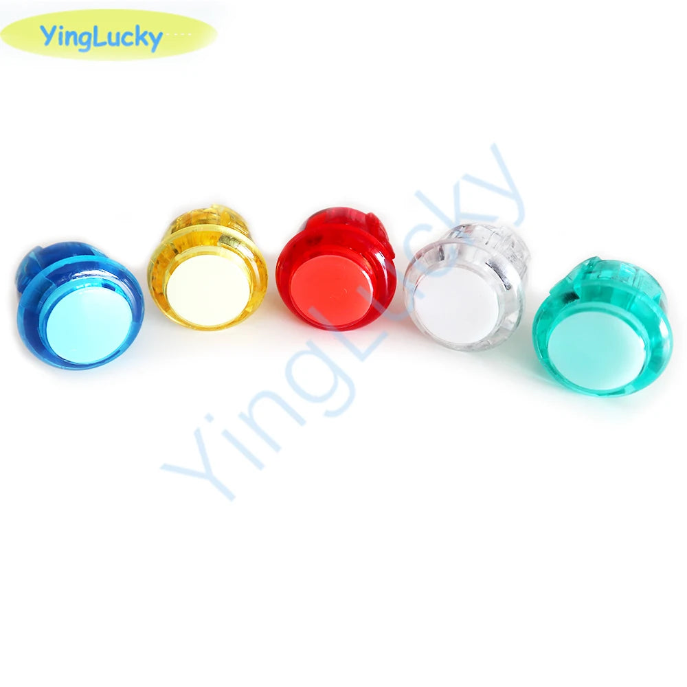 5V / 12V Arcade Illuminated Led Push Button 24MM 30MM Light Round Copy SANWA OBSC For Arcade Game Gaminator DIY Joytick Console