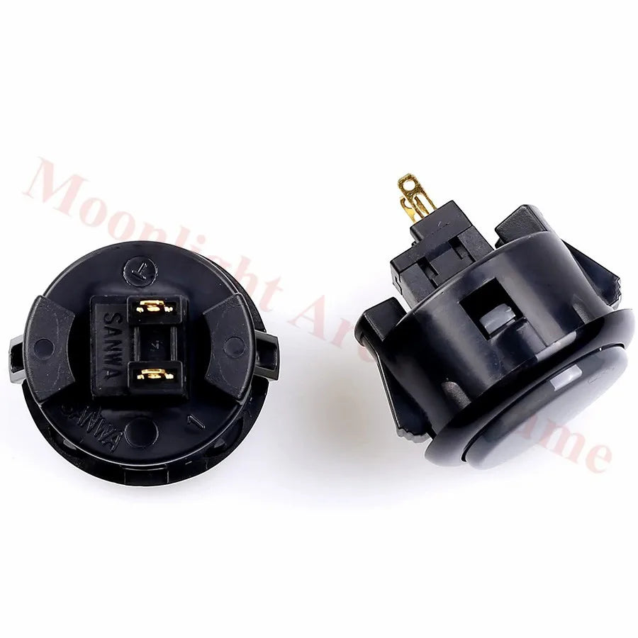1Player Original SANWA Joystick Arcade Kit DIY With SANWA OBSF-30/24 Push Button Zero Delay Arcade Joystick To PC /Raspberry Pi