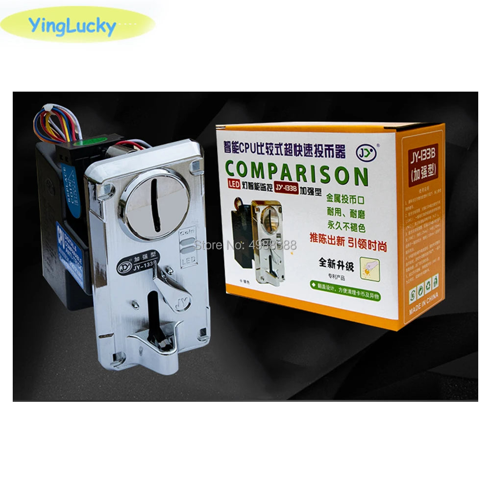 Electronic LED Front Panel Coin Acceptor CPU Comparison Multi Coin Selector Arcade Mechanism Led Coin Acceptor Panel