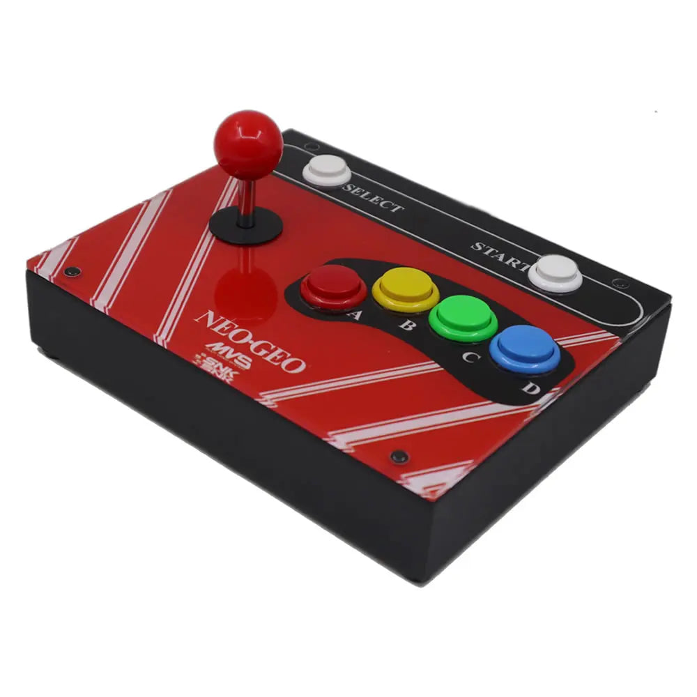 Arcade Games RAC-J600S NEO 6 Buttons 15Pin Hitbox Games Stick Arcades Joysticks Console Artwork Panel For Neo Geo AES MVS CD