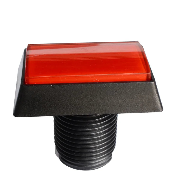 Arcade Push Buttons 5 Color Illuminated LED Light Lamp 30*50mm Rectangular Arcade Video Game Player Push Button With Microswitch