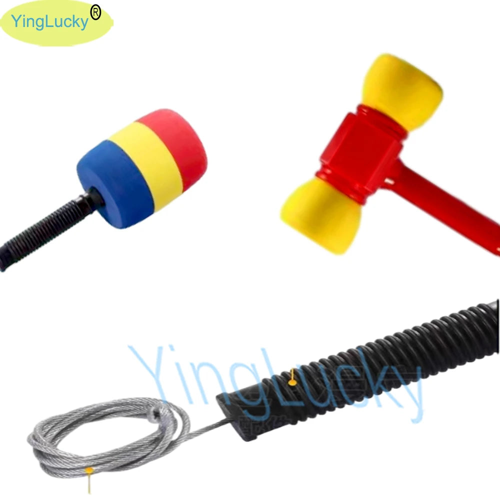 Arcade Game Hammer Kids sponge hammer Arcade game machine knocking frog hamster coins cockroach knocking accessories