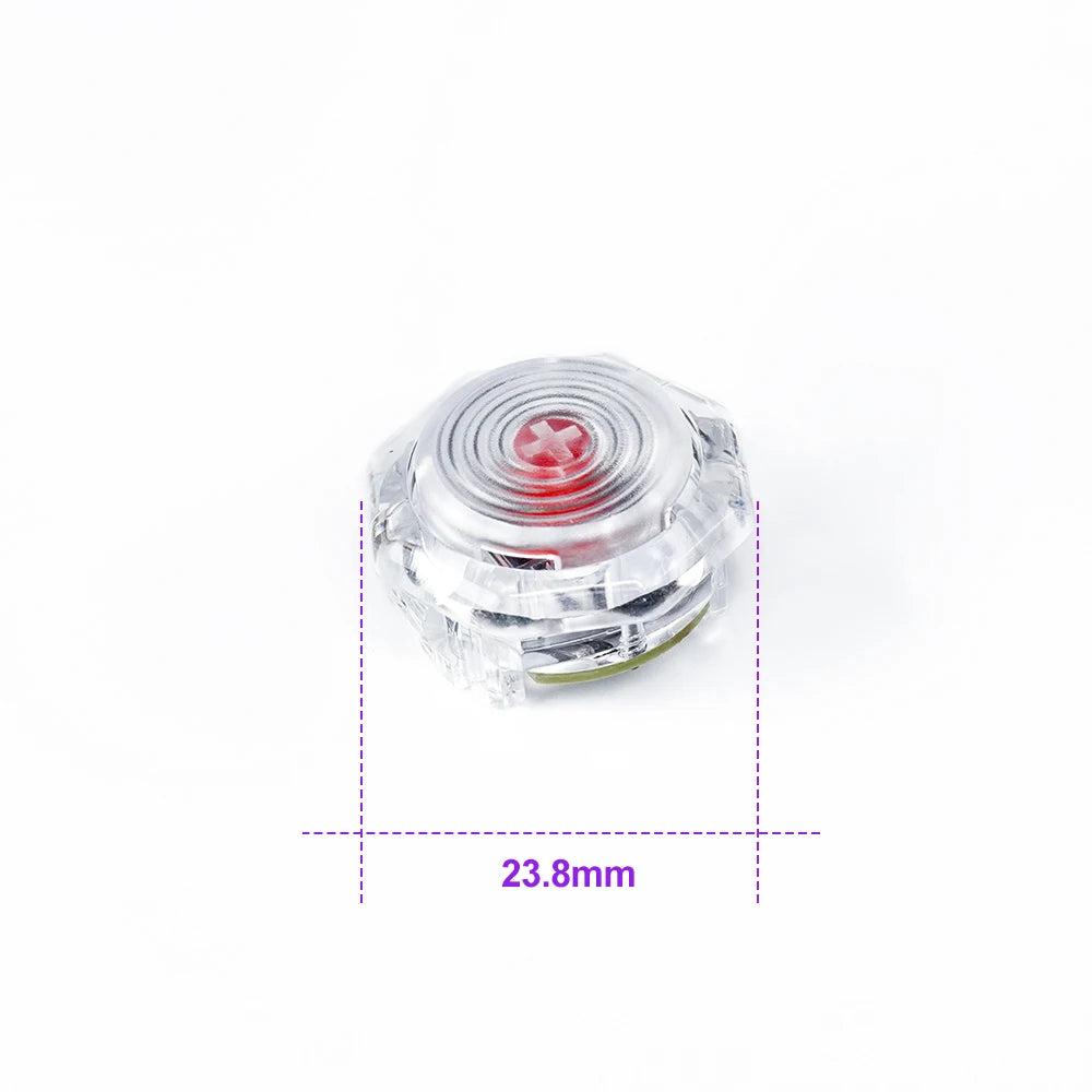 Arcade Fighting Keyboard Crystal Buckle Buttons Ultra-slim Design Professional Response Kailh Choc V2 Low Profile Switch For Hit