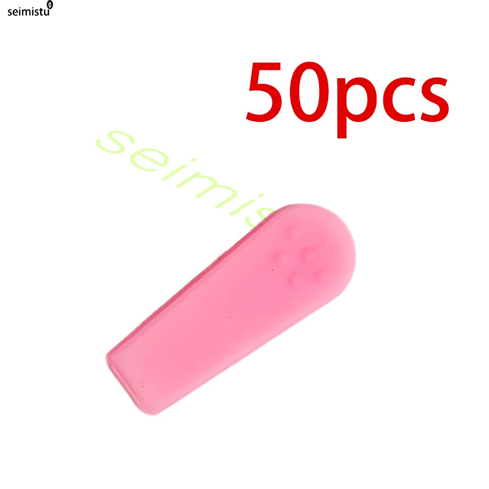 50pcs Crane Claw Paw Covers for Game Vending Machine Candy Capsule Ball Pliers Anti-Slip Silicone Sleeve Elastic Foot Covers