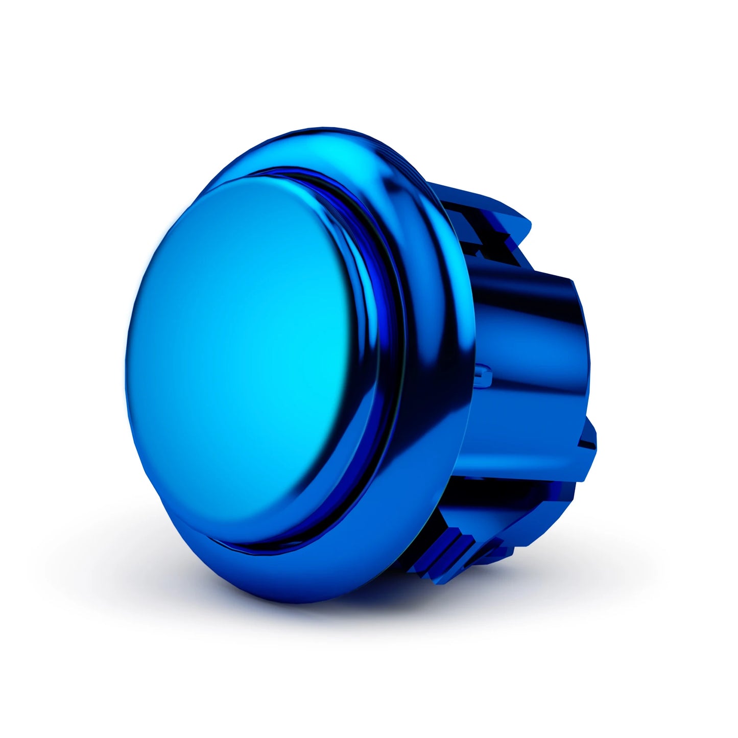 QANBA Gravity KS Arcade buttons metallic color 30mm Mechanical Pushbutton switch Plated buttons DIY Parts (8 Pcs)