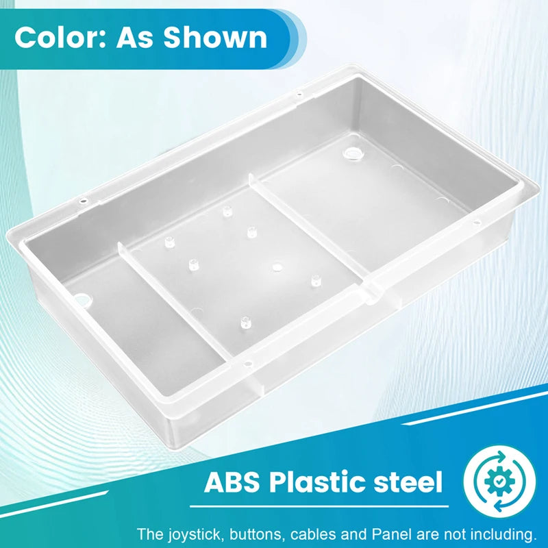 B50B-DIY Arcade Joystick Acrylic Panel Case For Arcade Game Machine DIY Can Be Installed Joystick Button For Retro Video Game