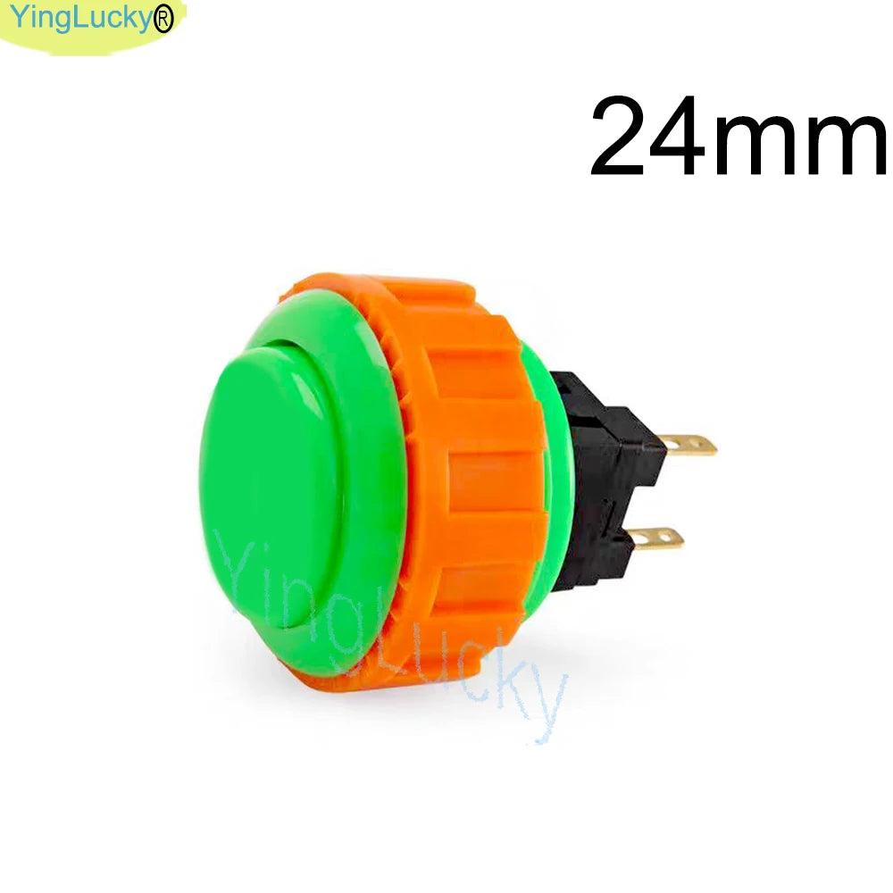 SANWA OBSN 30mm 24mm Original Japan SCREW Type Round Push Button Arcade Zero Delay For PC Joystick PS3 XBOX Arcade Game Machine