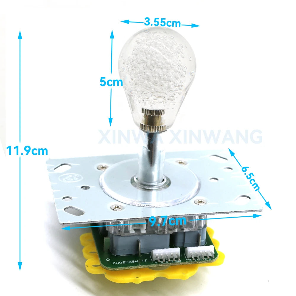 12V LED Joystick Colorful Illuminated Light Switchable 4 To 8 Way Controller For Arcade Fishing Crane Claw Game Vending Machine