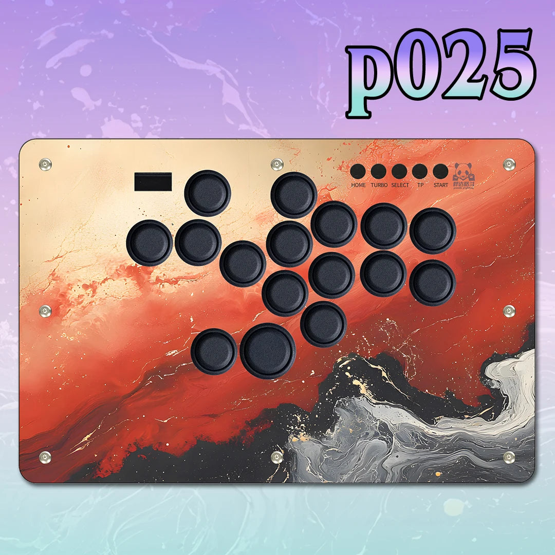Panda Hitbox Deluxe Custom Panel Fighting Game Joystick Controller Arcade Fighting Stick For PS4/PS3/PC/Switch