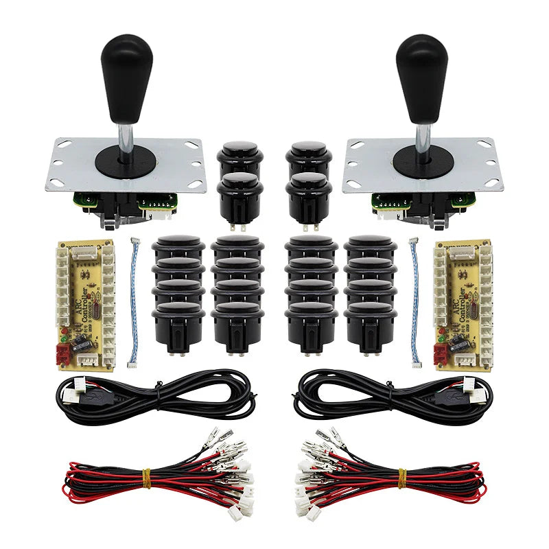 Arcade Joystick Kit 1 or 2 players copy sanwa Push button Zero Delay board For PC, PS3 and Pandora Games Portable retro controll