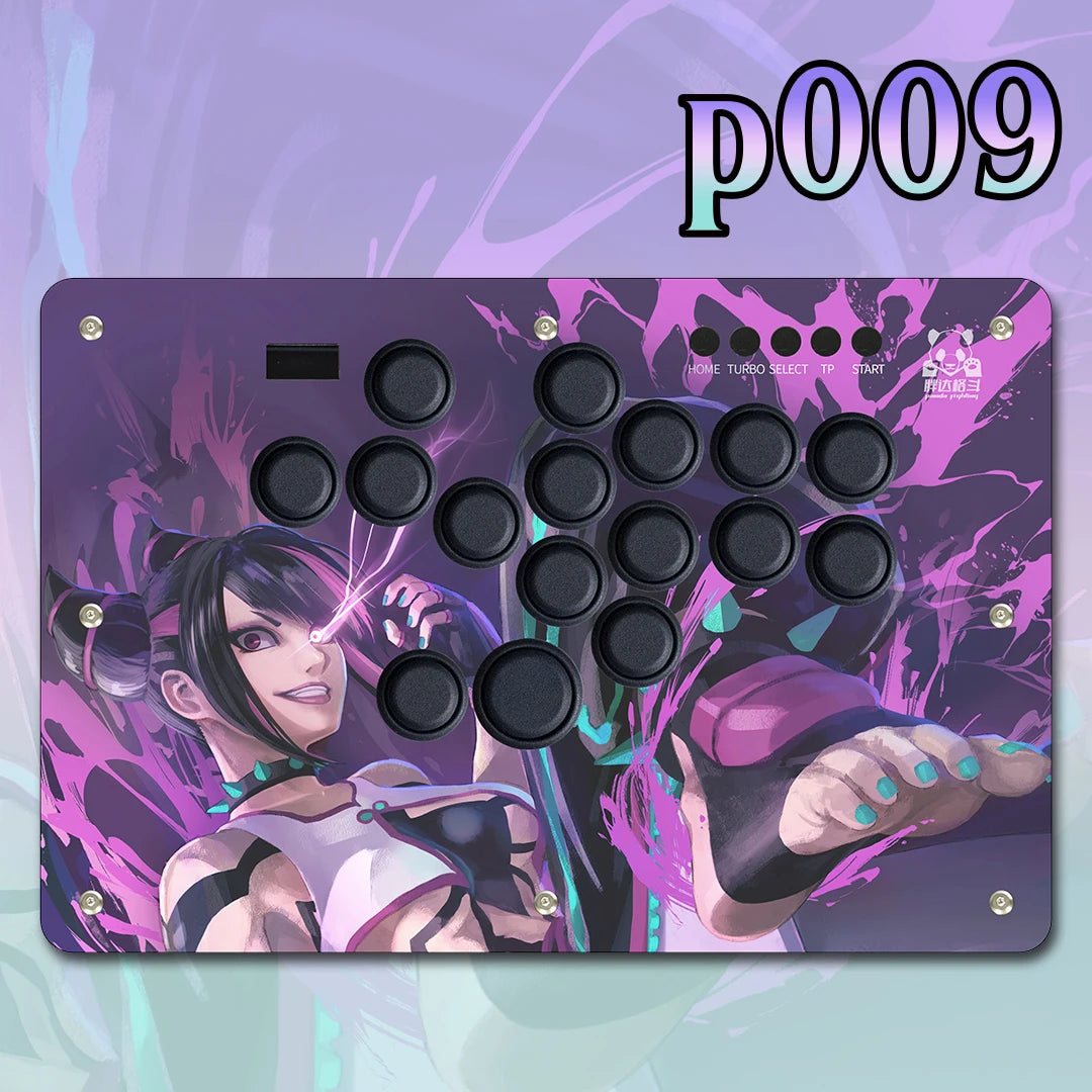 Panda Hitbox Deluxe Custom Panel Fighting Game Joystick Controller Arcade Fighting Stick For PS4/PS3/PC/Switch