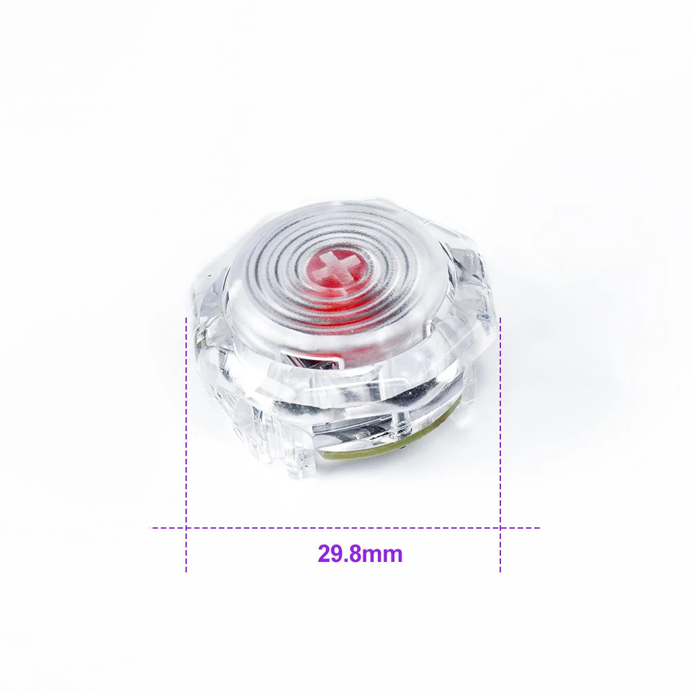Arcade Fighting Keyboard Crystal Buckle Buttons Ultra-slim Design Professional Response Kailh Choc V2 Low Profile Switch For Hit