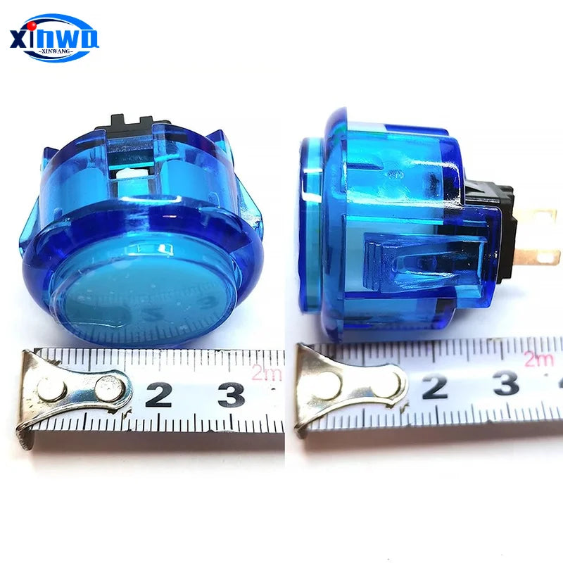 Clear Push Button 24mm 30mm Durable Multicade Video Game Console Copy Sanwa Obsc Hitbox Controller Tablero Arcade Pc Neo Geo