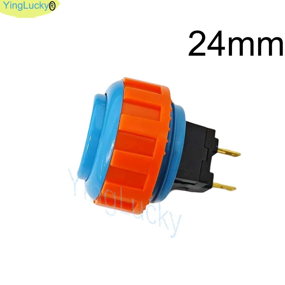 SANWA OBSN 30mm 24mm Original Japan SCREW Type Round Push Button Arcade Zero Delay For PC Joystick PS3 XBOX Arcade Game Machine