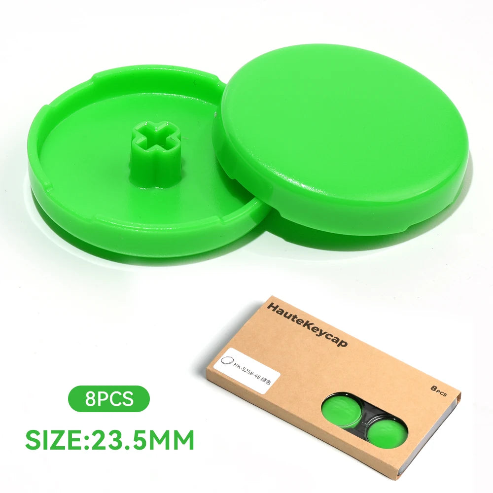 Haute42 23.5mm Hitbox Button Caps For Leverless Arcade Controller 8Pcs Cross Keycaps For Hitbox Controller LP Switches Cap