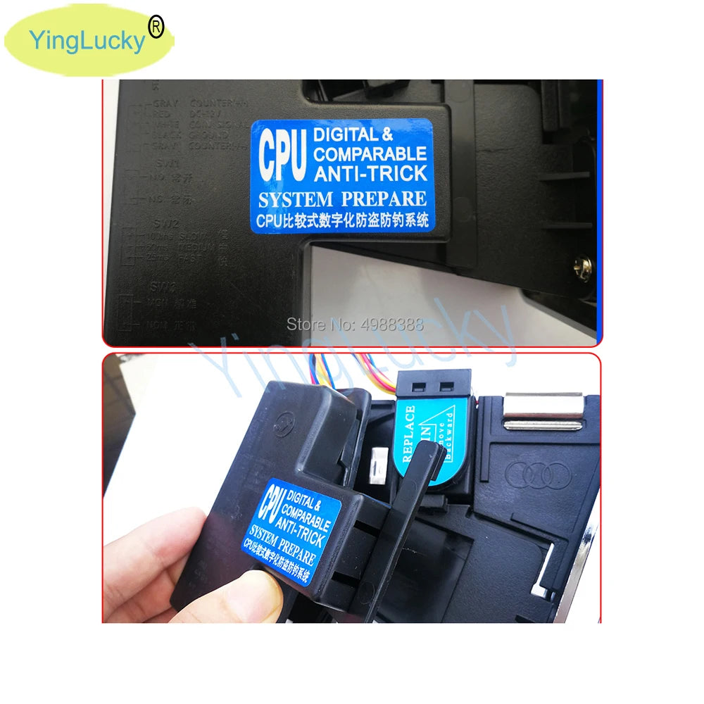 Electronic LED Front Panel Coin Acceptor CPU Comparison Multi Coin Selector Arcade Mechanism Led Coin Acceptor Panel