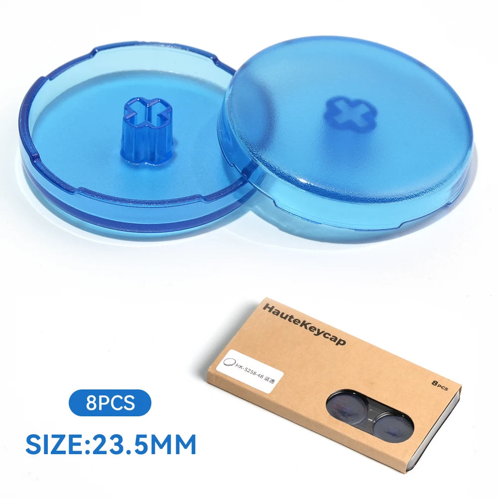 Haute42 23.5mm Hitbox Button Caps For Leverless Arcade Controller 8Pcs Cross Keycaps For Hitbox Controller LP Switches Cap