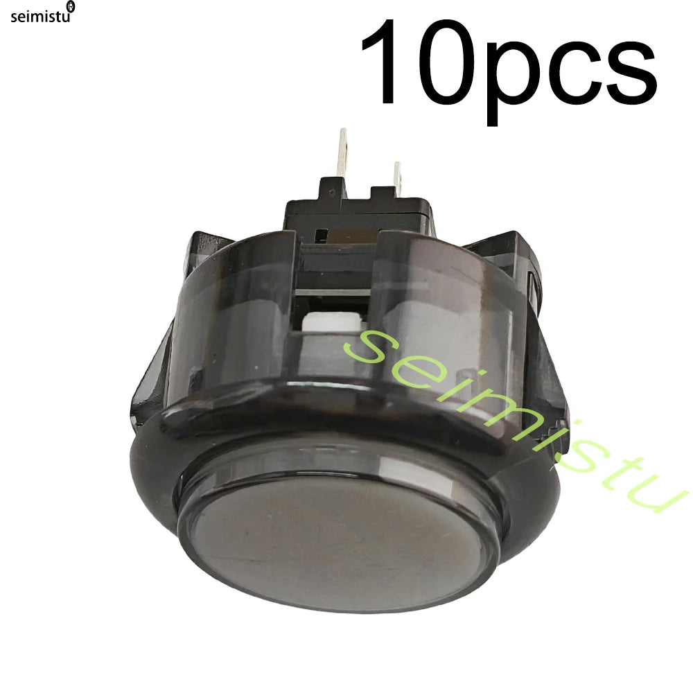 10pcs Clear Push Button 24mm 30mm Durable Multicade Video Game Console Copy Sanwa Obsc Hitbox Controller Tablero Arcade Pc Neo G