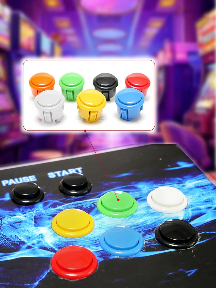 Arcade Joystick Kit 1 or 2 players copy sanwa Push button Zero Delay board For PC, PS3 and Pandora Games Portable retro controll