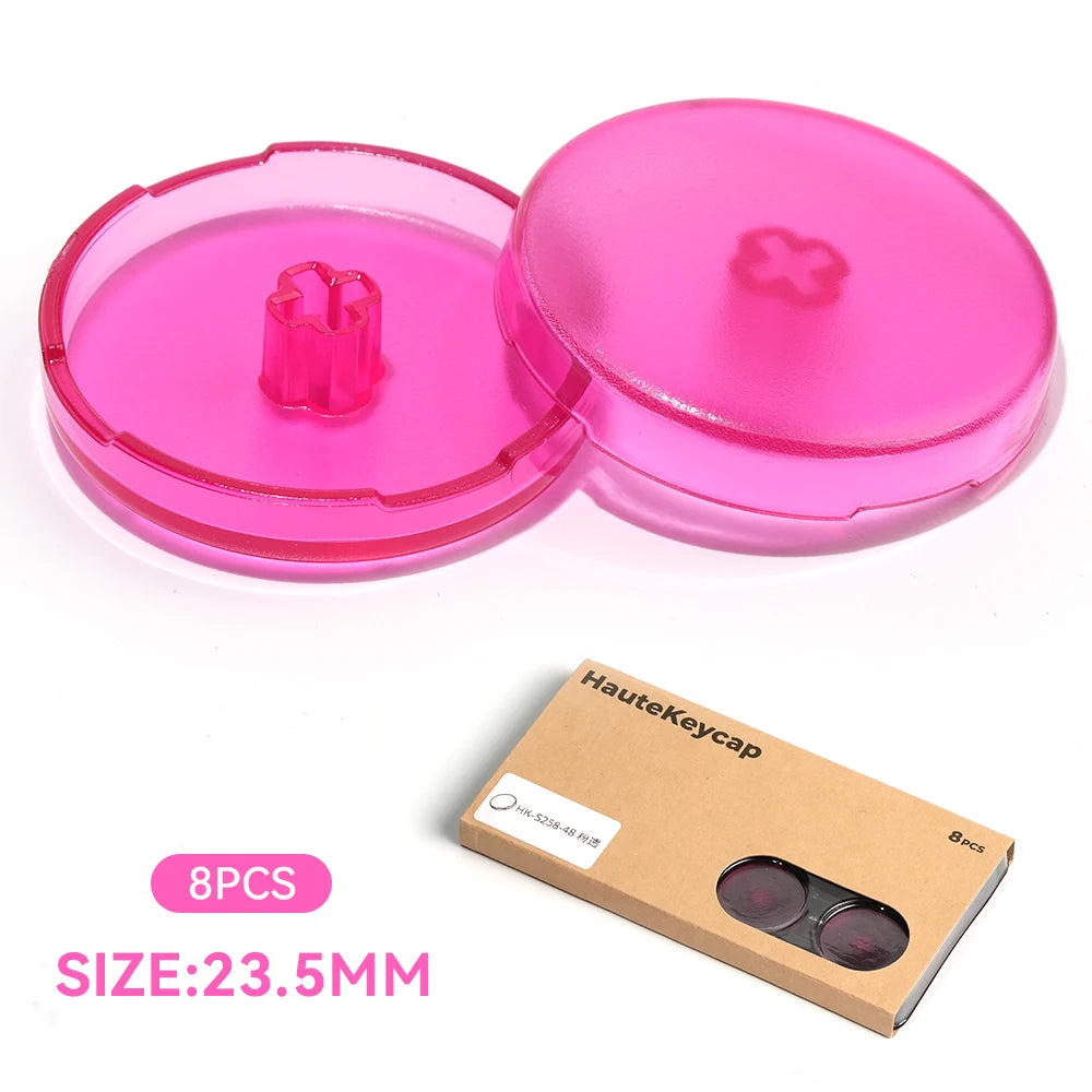Haute42 23.5mm Hitbox Button Caps For Leverless Arcade Controller 8Pcs Cross Keycaps For Hitbox Controller LP Switches Cap