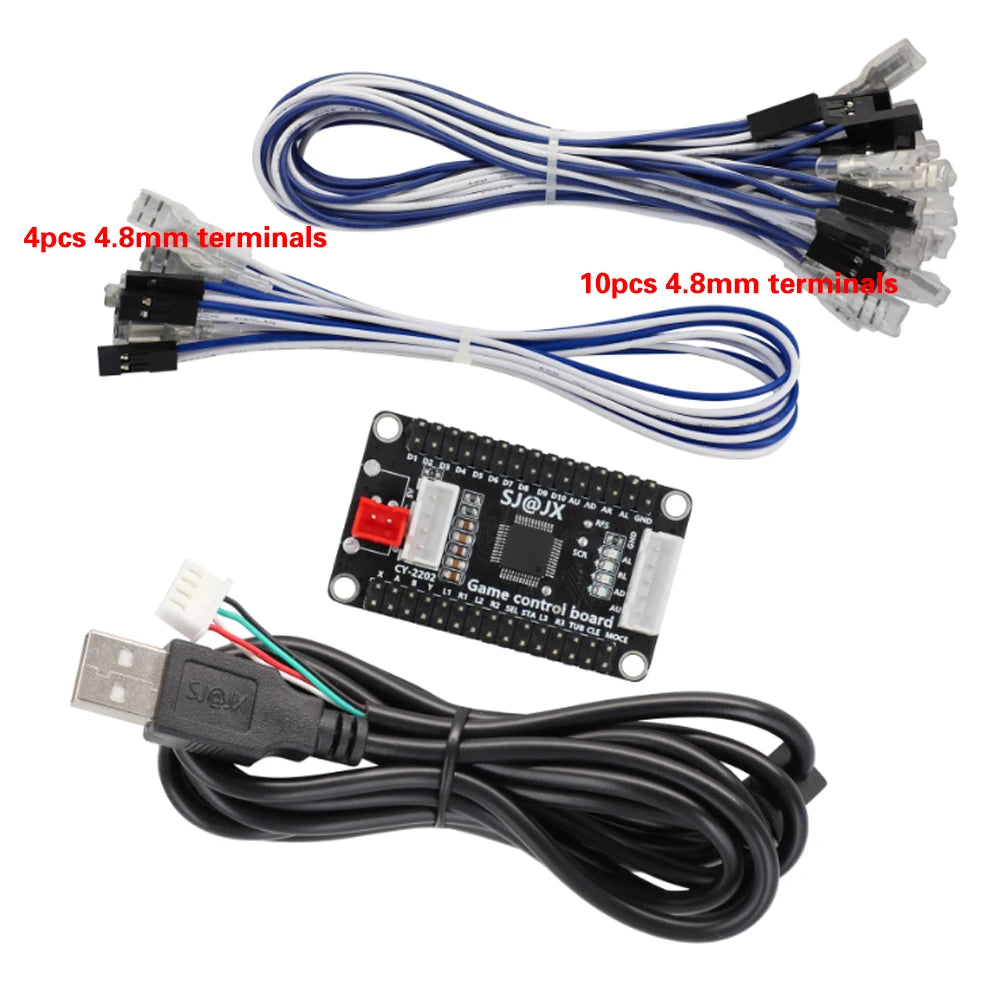 Arcade USB Board Encoder Zero Delay Joystick Controller Cable For PC PS3 SWITCH Raspberry Pi Sanwa Hitbox Game Machine DIY