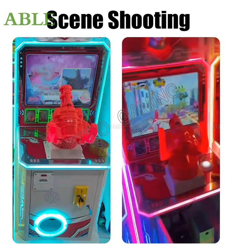ALL Arcade Game Guns Gatling Gun for built Kids Shooting Simulator Cabinet Coin Operated Games Kit Parts