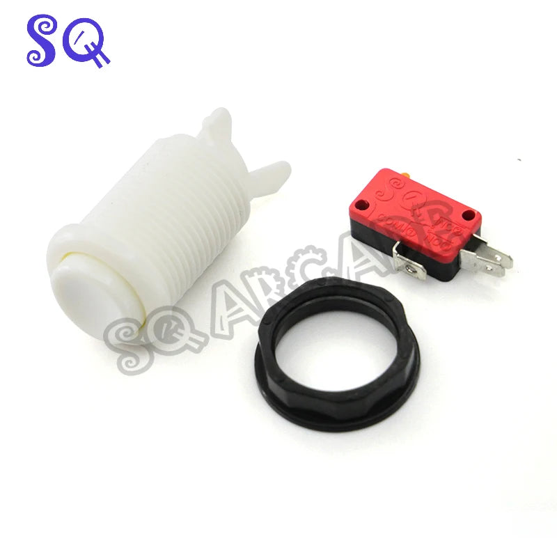 Happ Arcade Multicade Push Buttons Durable Jamma Game Switch Durable 8 Clolors Orange Purple Bartop Machine