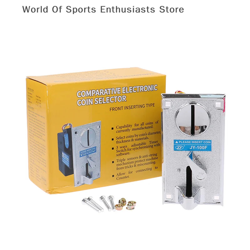 Multi-value Coin Acceptor Electronic Vending Machine Multi Coin Acceptor Selection Mechanism Arcade Game Ticket Roll Down