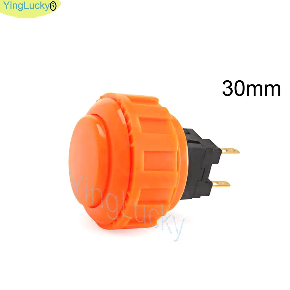 SANWA OBSN 30mm 24mm Original Japan SCREW Type Round Push Button Arcade Zero Delay For PC Joystick PS3 XBOX Arcade Game Machine