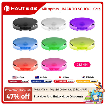 Haute42 23.5mm Hitbox Button Caps For Leverless Arcade Controller 8Pcs Cross Keycaps For Hitbox Controller LP Switches Cap