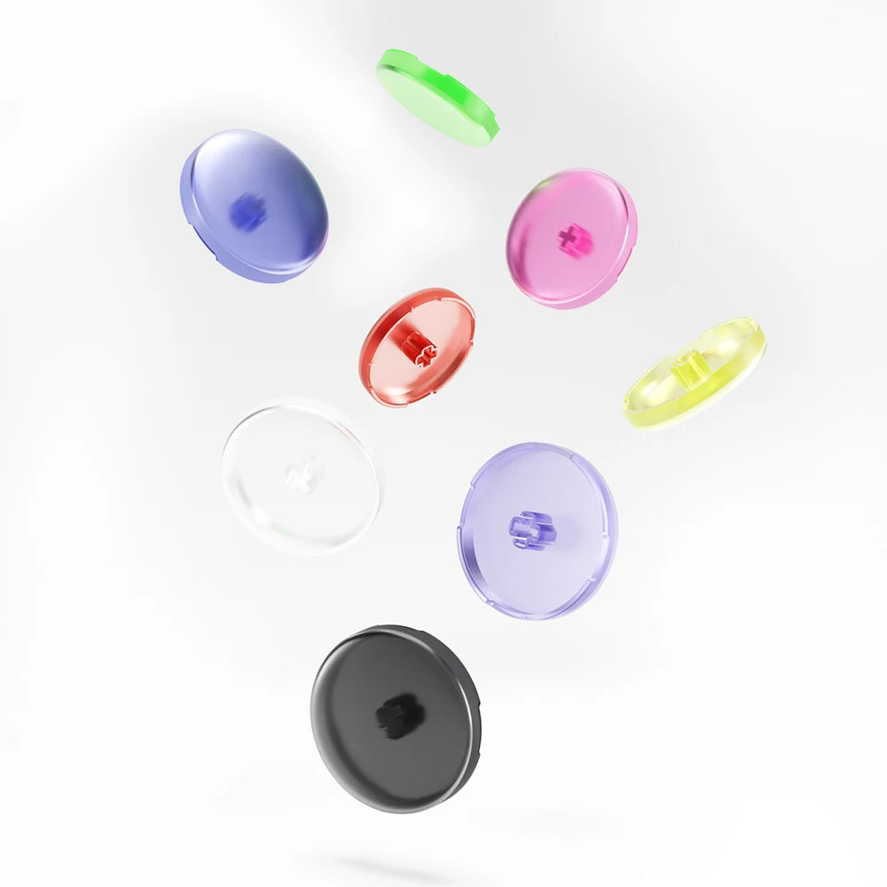 Haute42 23.5mm Hitbox Button Caps For Leverless Arcade Controller 8Pcs Cross Keycaps For Hitbox Controller LP Switches Cap