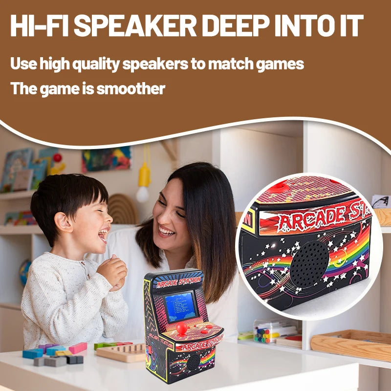2.5"8Bit Mini Arcade Game Station Built-in 200/240 Games inside 2.5" LCD Screen Handheld game console