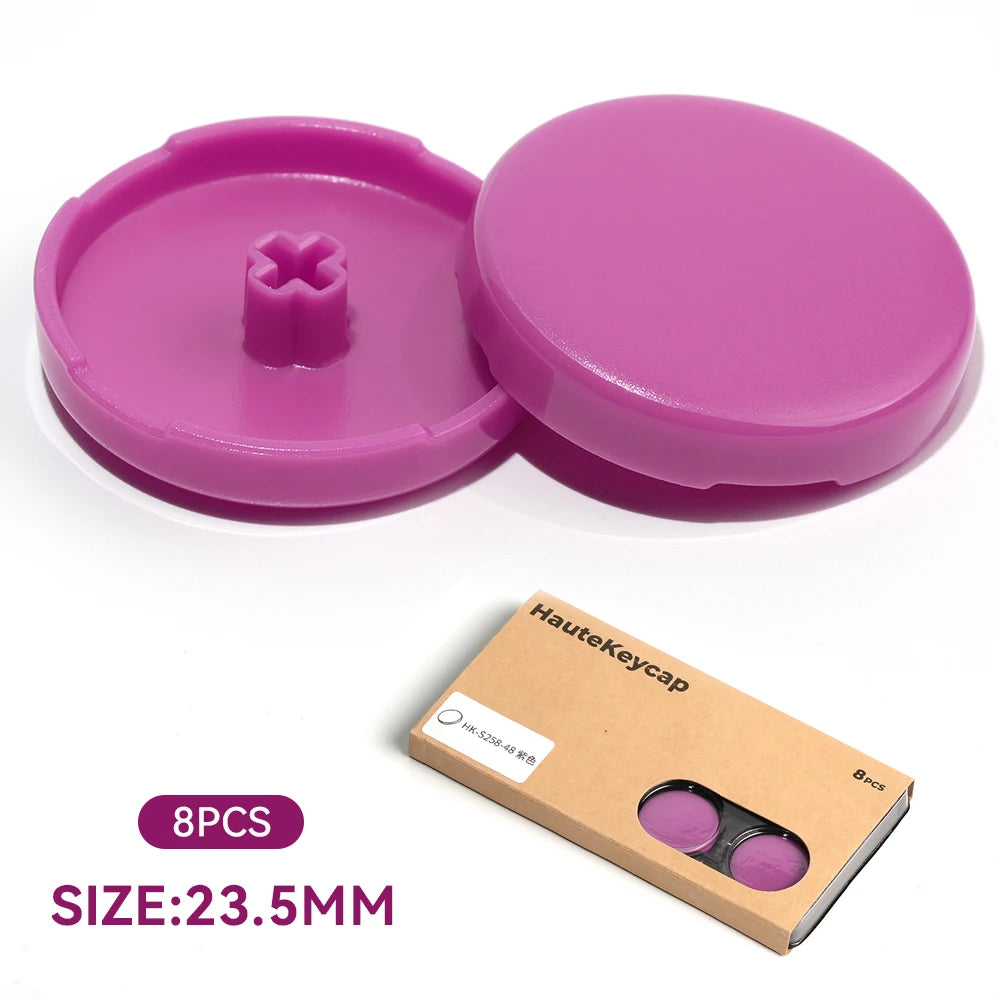 Haute42 23.5mm Hitbox Button Caps For Leverless Arcade Controller 8Pcs Cross Keycaps For Hitbox Controller LP Switches Cap