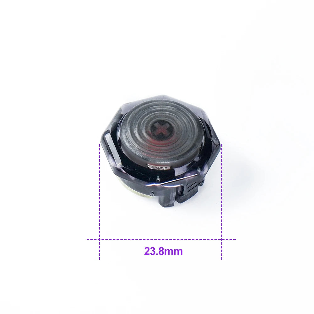 Arcade Fighting Keyboard Crystal Buckle Buttons Ultra-slim Design Professional Response Kailh Choc V2 Low Profile Switch For Hit