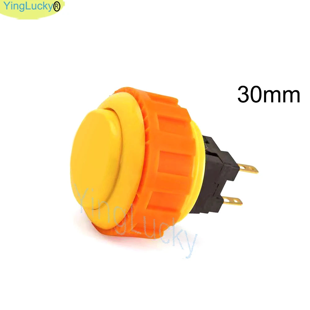 SANWA OBSN 30mm 24mm Original Japan SCREW Type Round Push Button Arcade Zero Delay For PC Joystick PS3 XBOX Arcade Game Machine