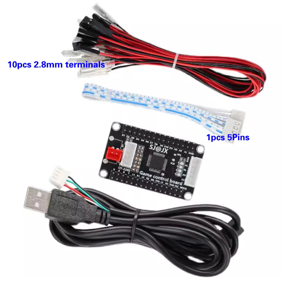 Arcade USB Board Encoder Zero Delay Joystick Controller Cable For PC PS3 SWITCH Raspberry Pi Sanwa Hitbox Game Machine DIY