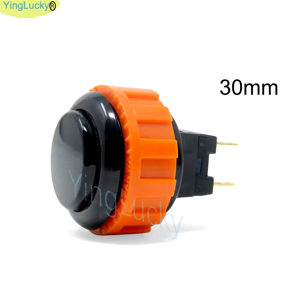 SANWA OBSN 30mm 24mm Original Japan SCREW Type Round Push Button Arcade Zero Delay For PC Joystick PS3 XBOX Arcade Game Machine