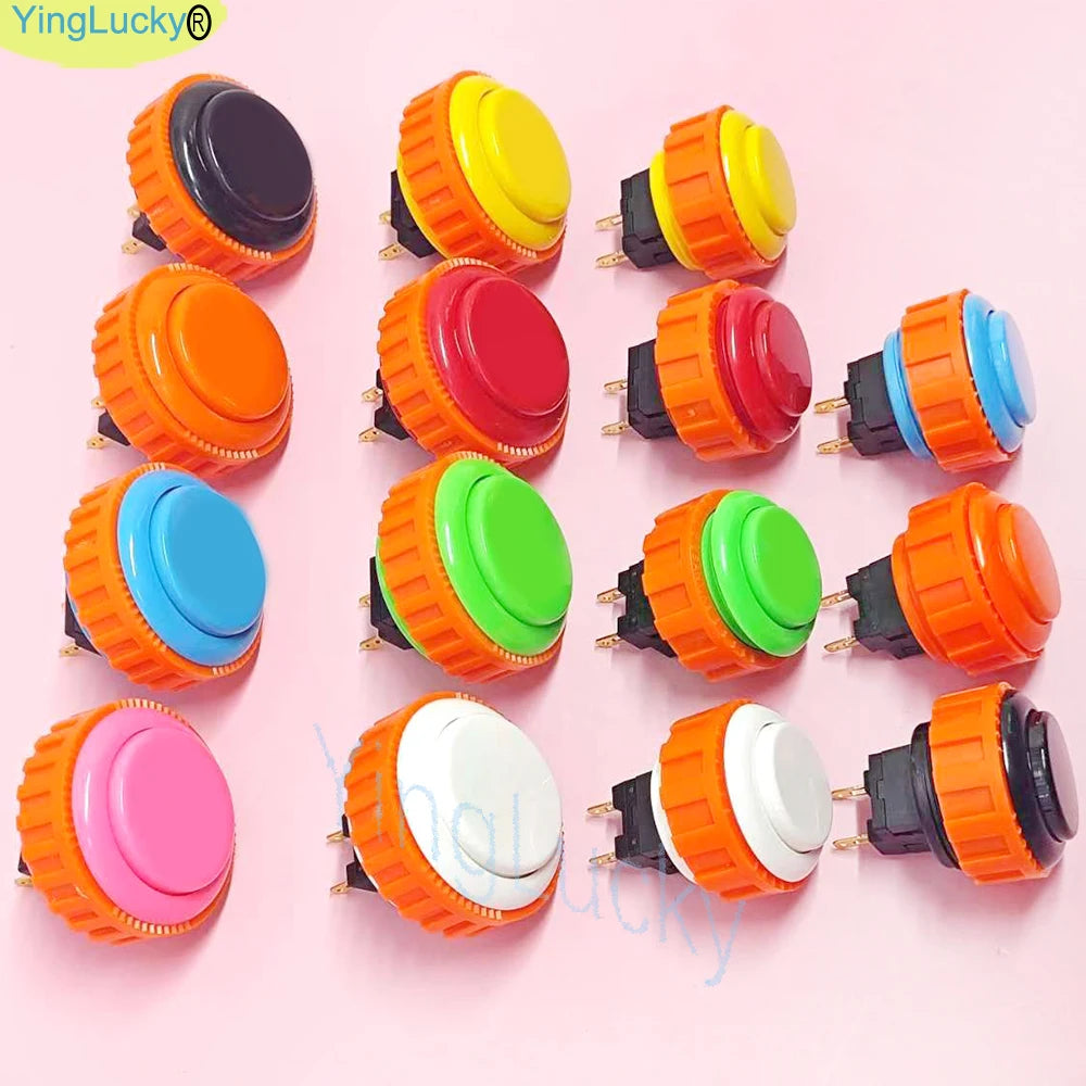 SANWA OBSN 30mm 24mm Original Japan SCREW Type Round Push Button Arcade Zero Delay For PC Joystick PS3 XBOX Arcade Game Machine