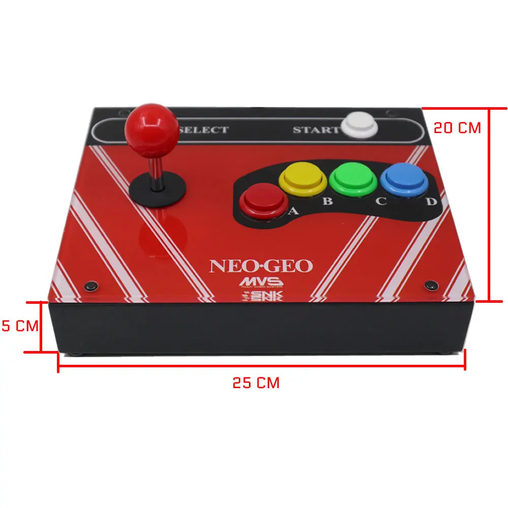 Arcade Games RAC-J600S NEO 6 Buttons 15Pin Hitbox Games Stick Arcades Joysticks Console Artwork Panel For Neo Geo AES MVS CD