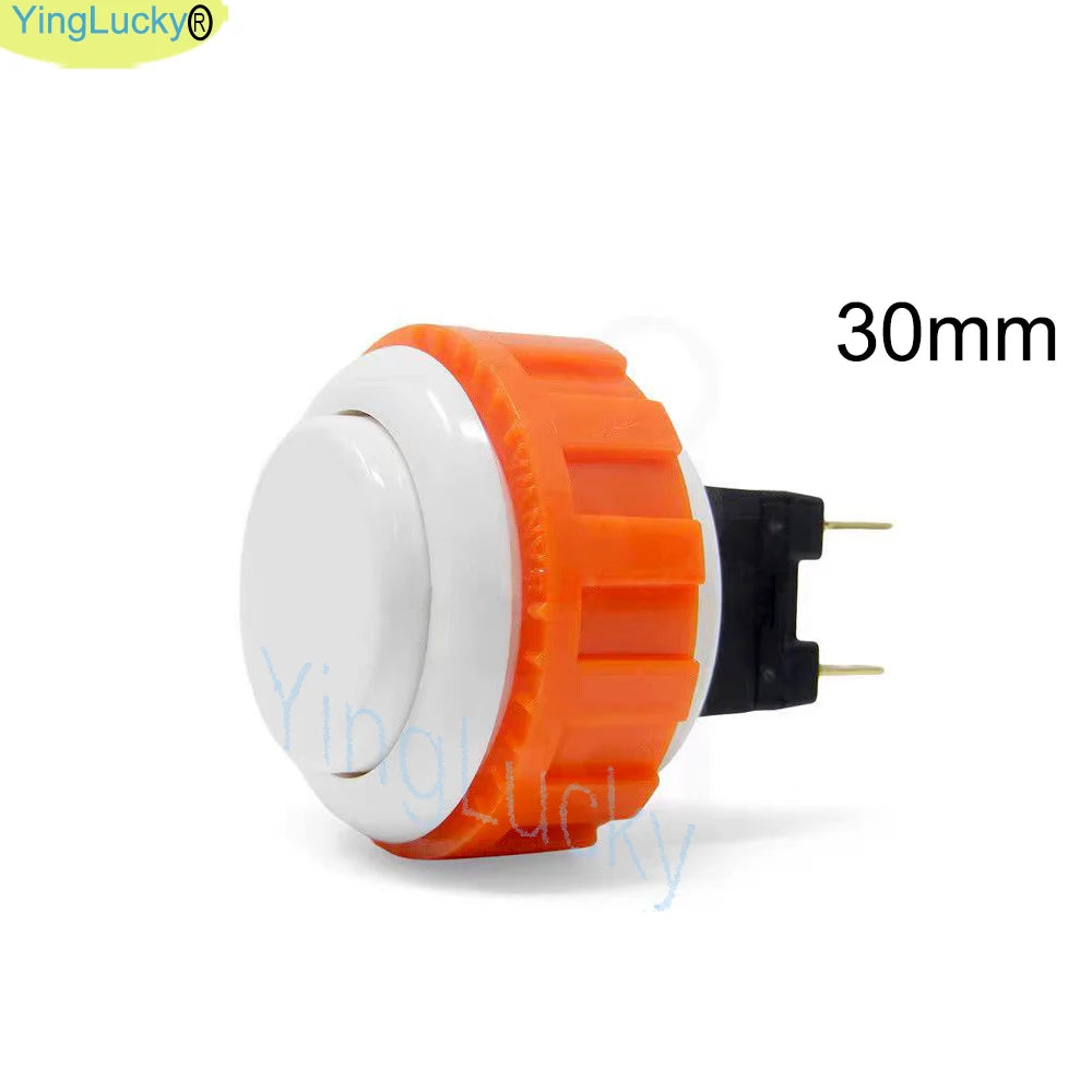 SANWA OBSN 30mm 24mm Original Japan SCREW Type Round Push Button Arcade Zero Delay For PC Joystick PS3 XBOX Arcade Game Machine
