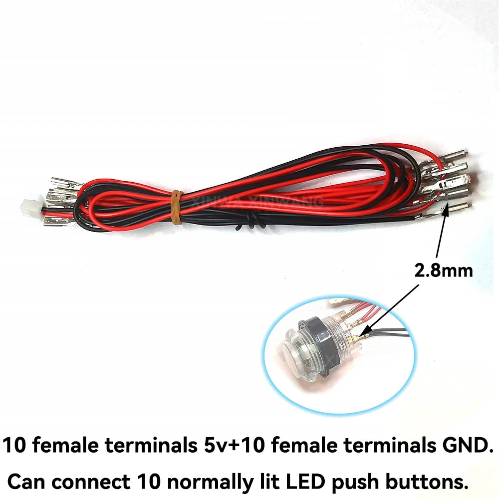 Arcade USB Board Encoder Zero Delay Joystick Controller Cable For PC PS3 SWITCH Raspberry Pi Sanwa Hitbox Game Machine DIY